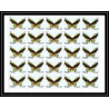 662c Sharjah - MNH ** Mi N° 1018 / 1022 A papillons (butterflies papillon) feuilles sheets