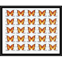 662c Sharjah - MNH ** Mi N° 1018 / 1022 A papillons (butterflies papillon) feuilles sheets