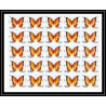 662c Sharjah - MNH ** Mi N° 1018 / 1022 A papillons (butterflies papillon) feuilles sheets