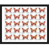 662c Sharjah - MNH ** Mi N° 1018 / 1022 A papillons (butterflies papillon) feuilles sheets