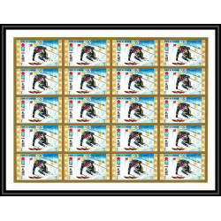 664e Umm al Qiwain MNH ** Mi N° 454 / 463 B non dentelé imperf jeux olympiques olympic games sapporo 72 feuilles sheets