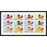 665c - Ajman - MNH ** Mi N° 1054 / 1059 A jeux olympiques olympic games mexico 1968 boxe BOXING feuilles sheets