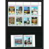 666 - Manama - MNH ** Mi N° 1030 / 1039 A overprint upu in Silver 100th anniversary of universal postal union UPU - onu 