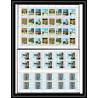 666a - Manama - MNH ** Mi N° 1030 / 1039 A overprint upu in Silver postal union UPU feuilles sheets uno onu 