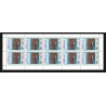 666a - Manama - MNH ** Mi N° 1030 / 1039 A overprint upu in Silver postal union UPU feuilles sheets uno onu 