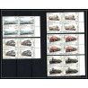 678b laos - lao MNH ** N° 1009 / 1013 Train trains / Railway locomotives 1991 bloc 4