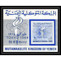 683b - yemen kingdom - MNH ** Mi N° 9 B jeux olympiques olympic games tokyo 1964 