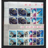 688a Ajman - MNH ** Mi N° 104 A/K A Overprint new currency espace space research gemini mercury atlas booster bloc 4