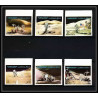689a Ajman MNH ** Mi N° 1267 / 1272 B Apollo 15 exploration of the moon's surface espace (space) Non dentelé imperf
