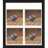 692b Ajman - MNH ** Mi N° 257 / 266 B probes Satellites espace space research explorer Bloc 4 non dentelé (Imperf)
