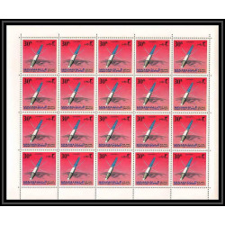 695e Manama - MNH ** Mi N° 87 / 96 A probes Satellites espace space research explorer luna lunik feuilles sheets