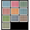698c Manama MNH ** Mi N° 87 / 96 B probes Satellites espace space research non dentelé (Imperf) feuilles sheets