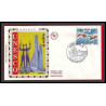 3031 Monaco N°855 UNESCO les arts Maquette d'artiste original paint artist work FDC signé Chesnot 1971
