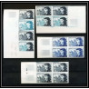France N°1034 Jacques Cœur bourges - levant - 16 valeurs Essai (trial color proof) Non dentelé imperf ** MNH