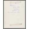 3043 Monaco N°856 unesco sciences SCIENCE Maquette d'artiste original artist work FDC signé Chesnot 1971