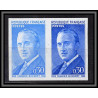 France N°1329 Maurice Bourdet Résistance guerre 1939/45 Essai proof Non dentelé imperf Sans gomme no gum (*) paire