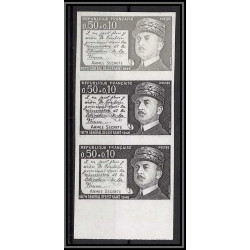 France N°1689 Delestraint Résistance guerre 1939/45 Essai (trial color proof) Non dentelé imperf ** MNH