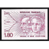 France N°2218 Irène Curie Frédéric Joliot physique chimie physic chemistry trial color proof Non dentelé imperf ** MNH