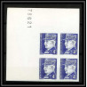 France N°522 pétain Non dentelé ** MNH (Imperf) Bloc 4 coin de feuille