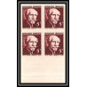 France N°820/821 paul Langevin Jean Perrin physique chimie physic Non dentelé ** MNH Imperf bloc 4 cote maury 220 EUROS