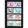 France préoblitere PREO N°150/153 paire signe du zodiaque zodiac sign lot de 8 Essai proof Non dentelé imperf **