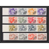 France préoblitere PREO N°158/161 Champignons mushroom funghi Non dentelé ** MNH Imperf essais essai 1979 bandes de 4