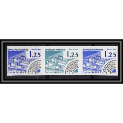 France préoblitere PREO N°175 fort de salses castle bande 3 Essai (trial proof) Non dentelé imperf ** 1982