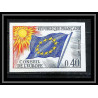 France Service N°31 conseil de l'europe europa drapeau flag Non dentelé ** MNH (Imperf) cote 55