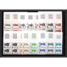 France Taxe N°103/108 insectes coleopteres beetle insects Essai trial proof Non dentelé ** imperf Bloc 6 bord de feuille