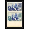 France N°1012/1017 Inventeurs 1955 épreuve de luxe Essai Proof Non Dentelé imperf ** MNH inventors PAIRE