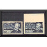 France N°1026 Jules Verne sous marin Nautilus Essai (trial color proof) + Non dentelé imperf ** MNH