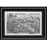 France N°1041 Le Mont Pelé Martinique Essai proof Non dentelé imperf Sans gomme no gum (*)