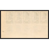 France N°1198/1202 Héros de la Résistance guerre 1939/1945 bande 5 Essai trial proof Non dentelé imperf **