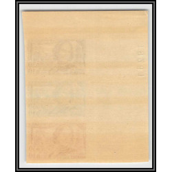 France N°1372 Marivaux Ecrivain writer bande 3 strip Essai proof Non dentelé imperf ** mnh