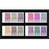 France N°1575 bal Petits Lits Blancs Bailly compositeur musique music color proof Non dentelé imperf ** MNH LOT DE 12