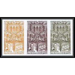 France N°1575 bal Petits Lits Blancs Bailly compositeur musique music trial color proof Non dentelé imperf ** MNH