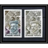 France N°1744 Amiral de Coligny (bateau maritime ship) Essai (trial color proof) + Non dentelé (imperf **
