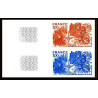 France N°1890 Corps des officiers de réserve armée militaria army paire Essai trial proof Non dentelé ** MNH Imperf