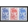 France N°1898 Anna de Noailles ecrivain poete poet bande 3 Essai (trial color proof) Non dentelé imperf ** MNH