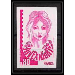 France N°2003 Juvexniort (femme woman) niort 1978 Essai trial proof Non dentelé ** imperf 