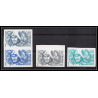 France N°2150 Sœur Javouhey ordre Saint-Joseph de Cluny lot de 4 couleurs différentes proof Non dentelé imperf ** MNH