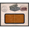 France N°500 pont angers bridge Non dentelé lettre cover RRR par avion cad epoque 1941 paris