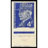 France N°521a (521 a) marechal petain Non dentelé ** MNH (Imperf) 
