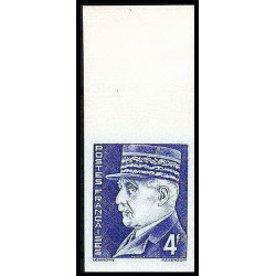 France N°522 pétain Non dentelé ** MNH (Imperf)