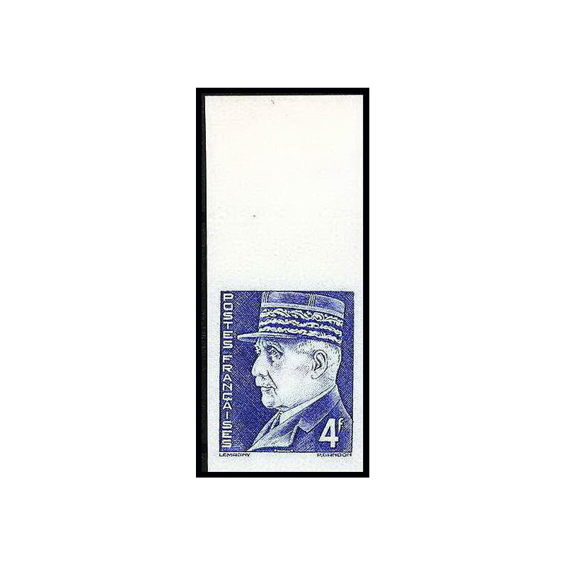 France N°522 pétain Non dentelé ** MNH (Imperf)