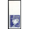 France N°522 pétain Non dentelé ** MNH (Imperf)