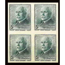France N°524 pétain paire Non dentelé ** MNH (Imperf)