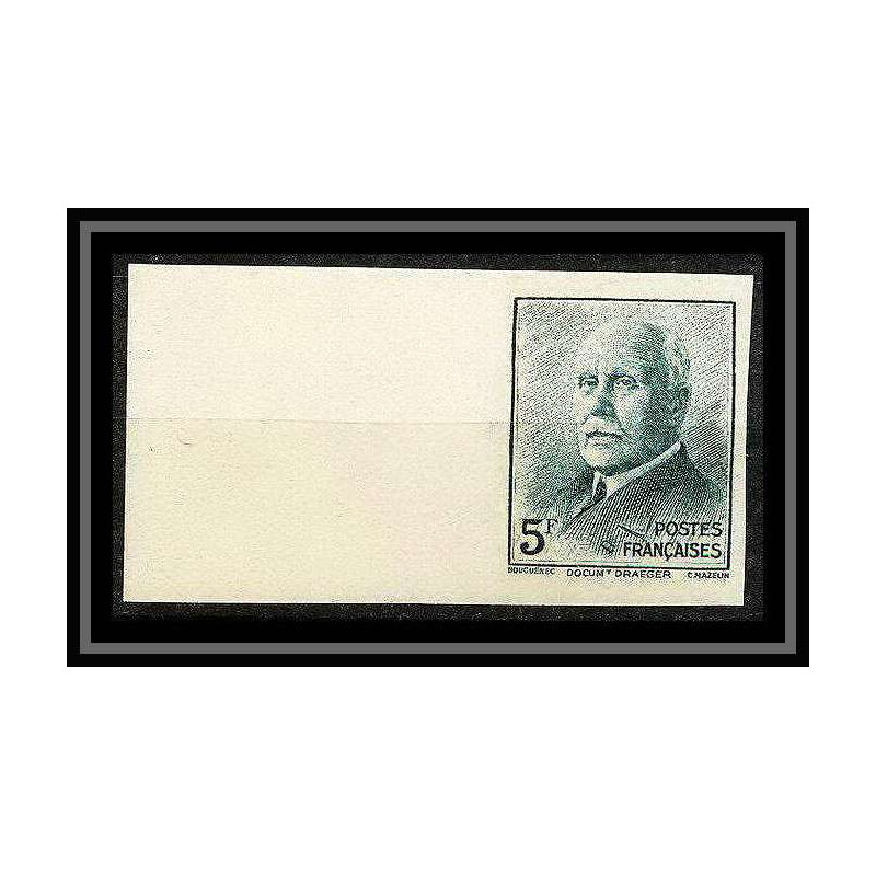 France N°524 pétain Non dentelé ** MNH (Imperf)