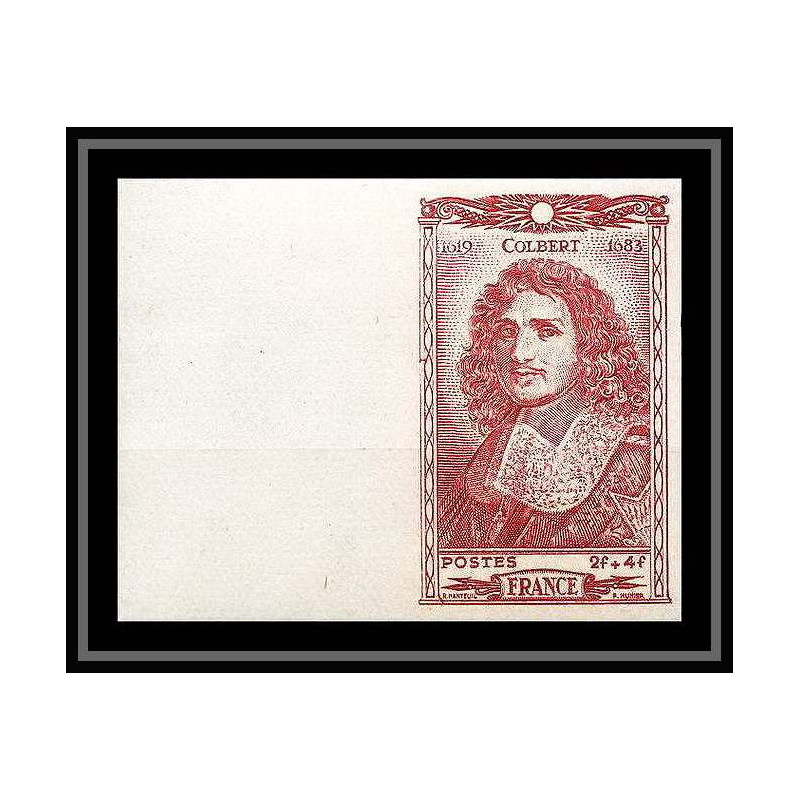 France N°616 Colbert ministre de Louis XIV 1944 Non dentelé ** MNH (Imperf)