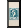 France N°644 Marianne Série d'Alger Non dentelé (Imperf) bord de feuille essai trial color proof